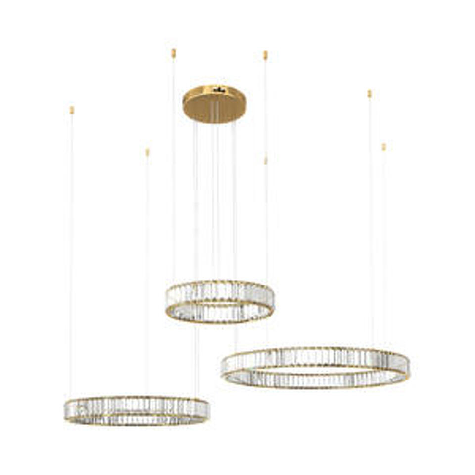 Фото №4  Подвесной светильник 10135/3 Gold Подвесной светильник LOFT IT Crystal ring