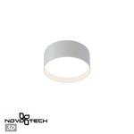 Превью фото №1  NOVOTECH 359598 OVER NT25 000 белый Светильник накладной светодиодный с переключ. цв. температуры IP20 LED 24W 220-240V 3000К\4000К\6000К ORBIS