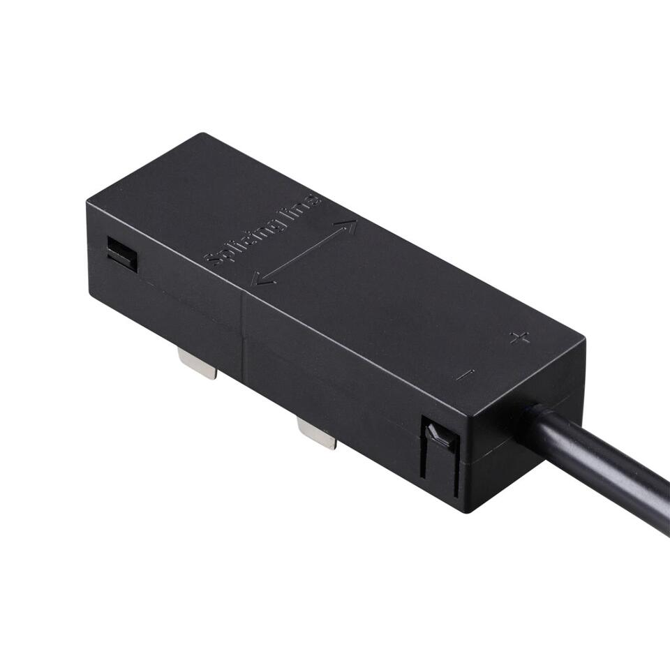Фото №4  NOVOTECH 135311 PORT NT25 206 черный Токопровод (подвод питания) IP20 90-240V VECTOR