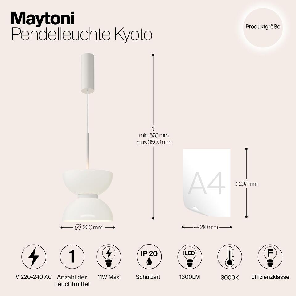 Фото №12  Подвесной светильник Подвесной светильник Maytoni MOD178PL-L11W3K