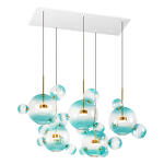 Превью фото №3  Подвесной светильник 2027-S5 Blue Подвесной светильник LOFT IT Bolle