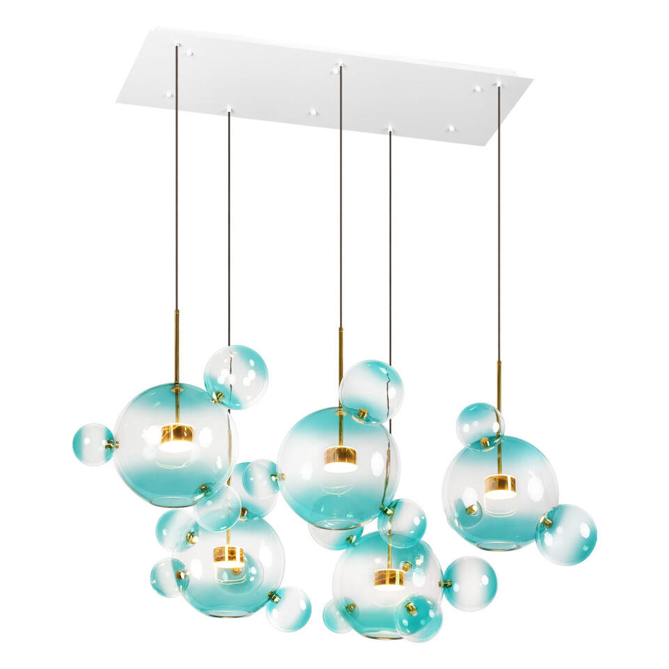 Фото №8  Подвесной светильник 2027-S5 Blue Подвесной светильник LOFT IT Bolle