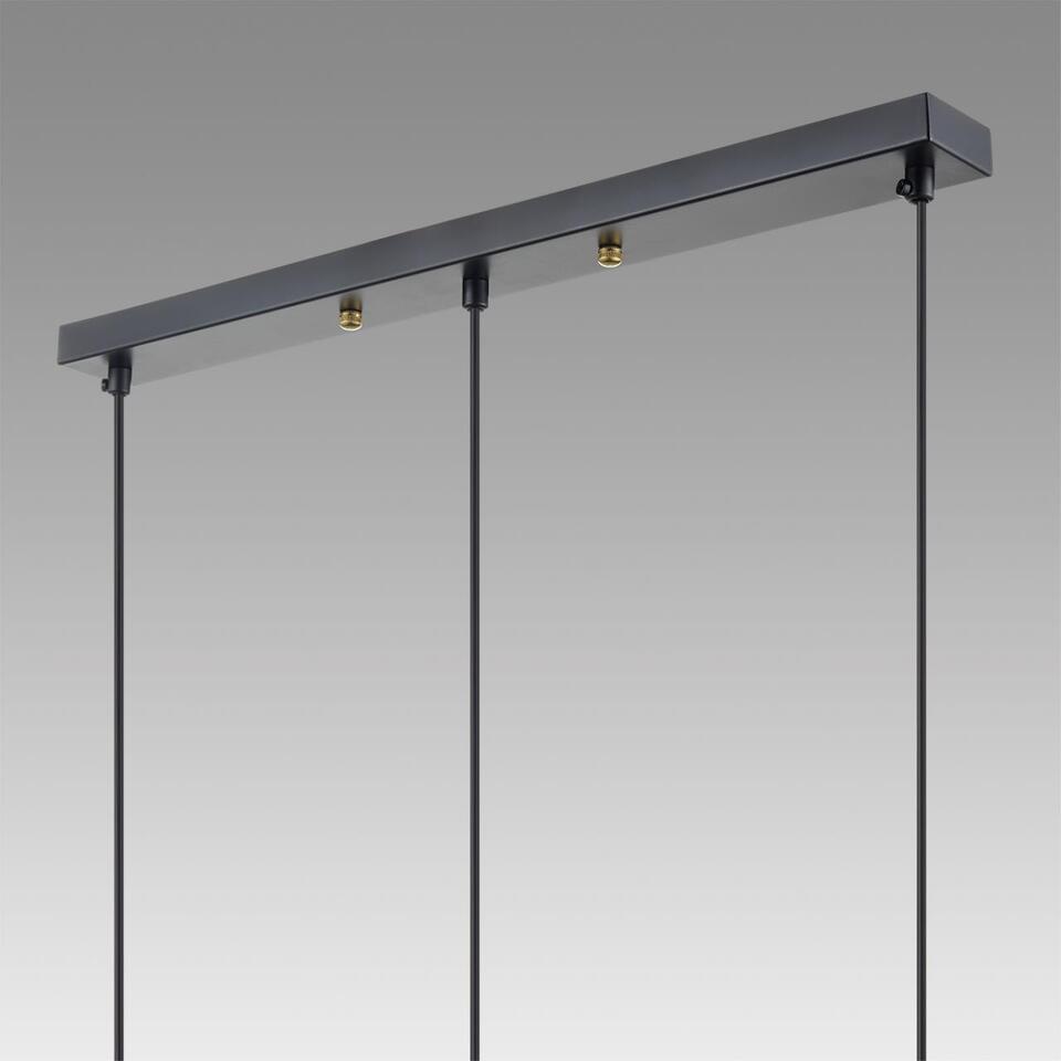 Фото №9  Подвесной светильник LUMION 8101/3A COMFI LN26 407 черный/бронза металл/стекло Подвес Е14 3*40W 220V ISHA