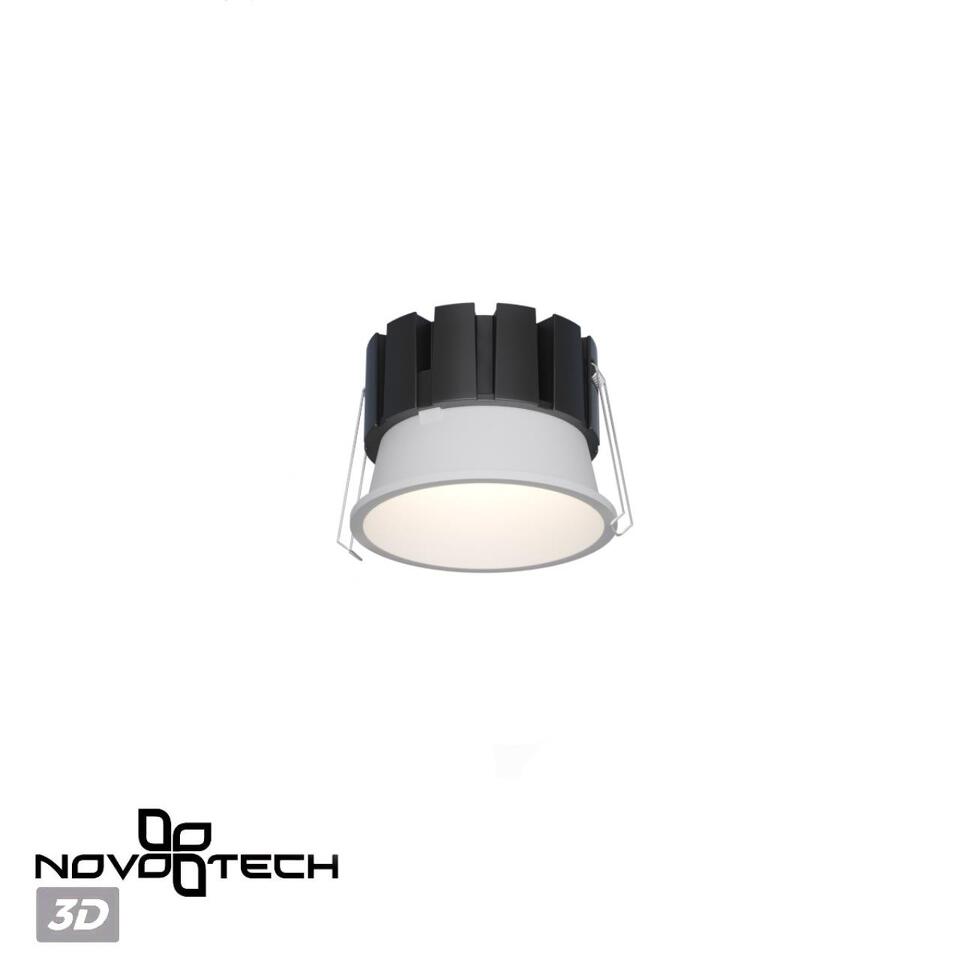 Фото №8  NOVOTECH 359857 WIR NT25 508 белый Светильник встраиваемый с переключателем цв. температуры и угла рассеивания IP44 LED 12W 220-240V 2700К\3200К\4000К SOLIS