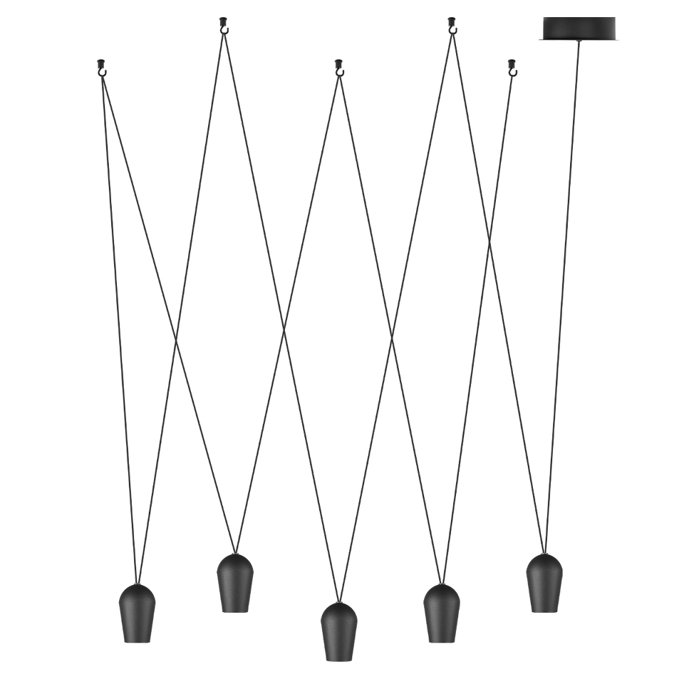 Фото №11  Подвесной светильник 10357/5 Подвесной светильник LOFT IT Blackout