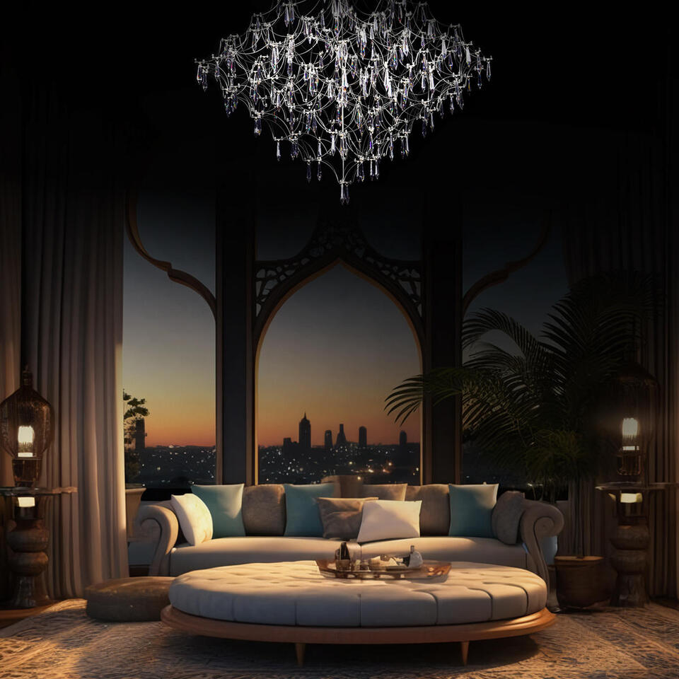 Фото №8  Подвесной светильник 10259/800 Silver Asfour Подвесной светильник LOFT IT Mira
