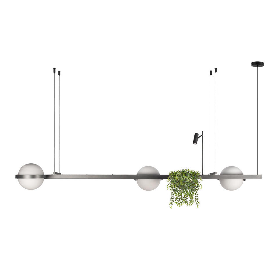 Фото №6  Подвесной светильник 10121/C Dark grey Подвесной светильник LOFT IT Jardin