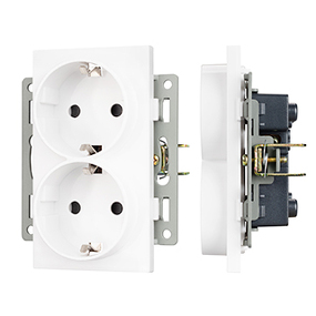 Фото Arlight Механизм электрической розетки SCT-MEUD-PL-WH (250V, 16A) ( -)