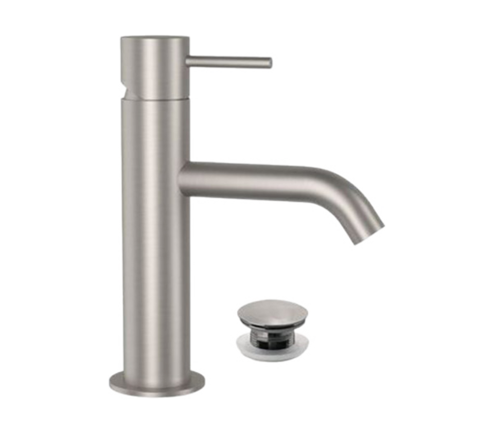 Фото №2  Смеситель для раковины Remer X Style INOX SSX10B, нержавеющая сталь