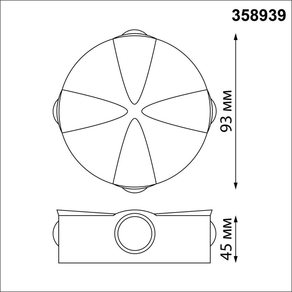 Фото №4  NOVOTECH 358939 STREET NT22 732 темно-серый Светильник ландшафтный светодиодный IP54 LED 4000К 4W 85-265V CALLE