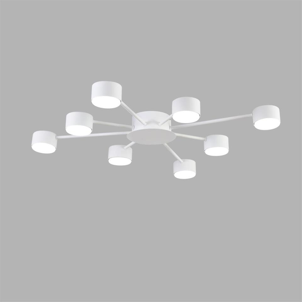 Фото №6  Люстра LUMION 8343/8C COMFI LN26 252 белый, металл Люстра GX53 LED 8*7W 220V TORINA