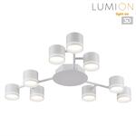 Превью фото №1  Люстра LUMION 8235/9C COMFI LN26 242 белый металл Люстра потолочная LED GX53 9*12W 220V GARETA