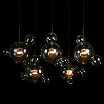Превью фото №6  Подвесной светильник 2027-S5 Blue Подвесной светильник LOFT IT Bolle