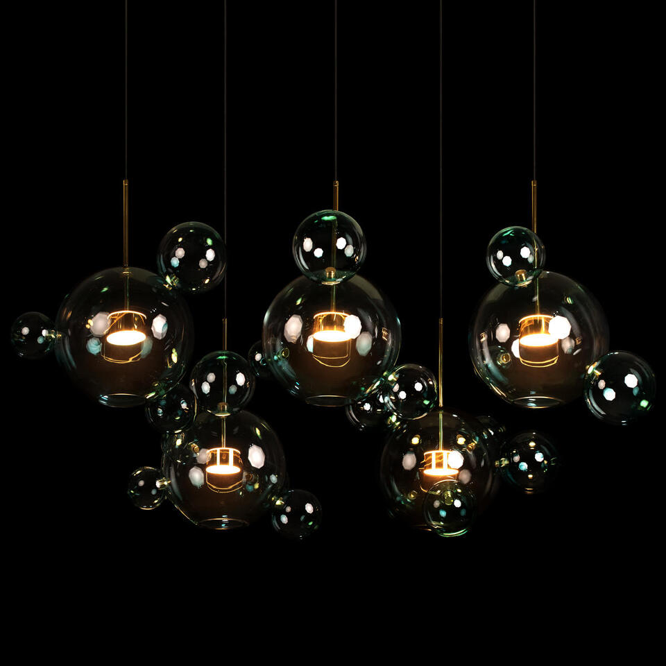 Фото №8  Подвесной светильник 2027-S5 Blue Подвесной светильник LOFT IT Bolle