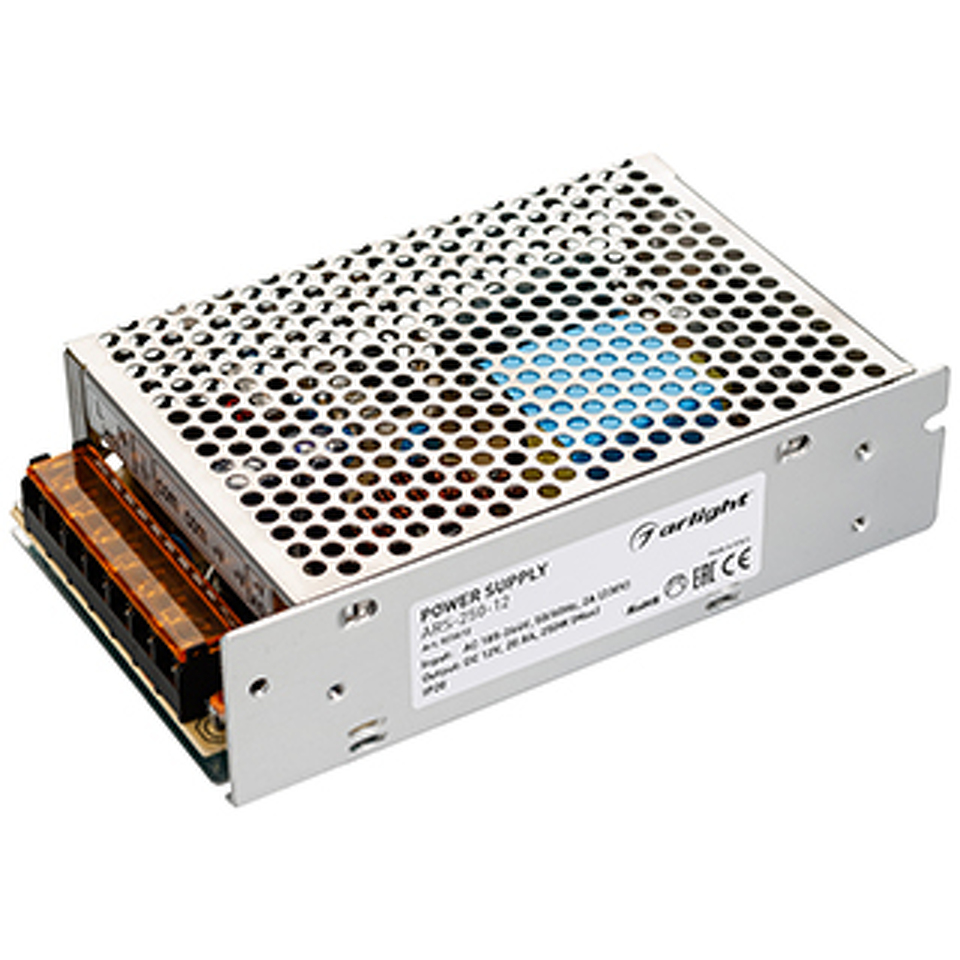 Фото №1  Arlight Блок питания ARS-250-12 (12V, 20,8A, 250W) ( IP20 Сетка, 2 года)