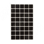 Превью фото №1  PULSE Подпятник самоклеящийся квадратный 20x20 мм, 40 штук, черный (HS2020-BL)