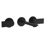 Превью фото №1  803252XX Palazzani MonteCarlo внешняя часть смесителя для раковины Матовый чёрный, 38/05Q