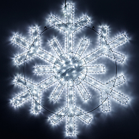 Фото Ardecoled Фигура светодиодная ARD-SNOWFLAKE-M11-1250x1200-604LED White (230V, 36.5W) ( IP65, 1 год)