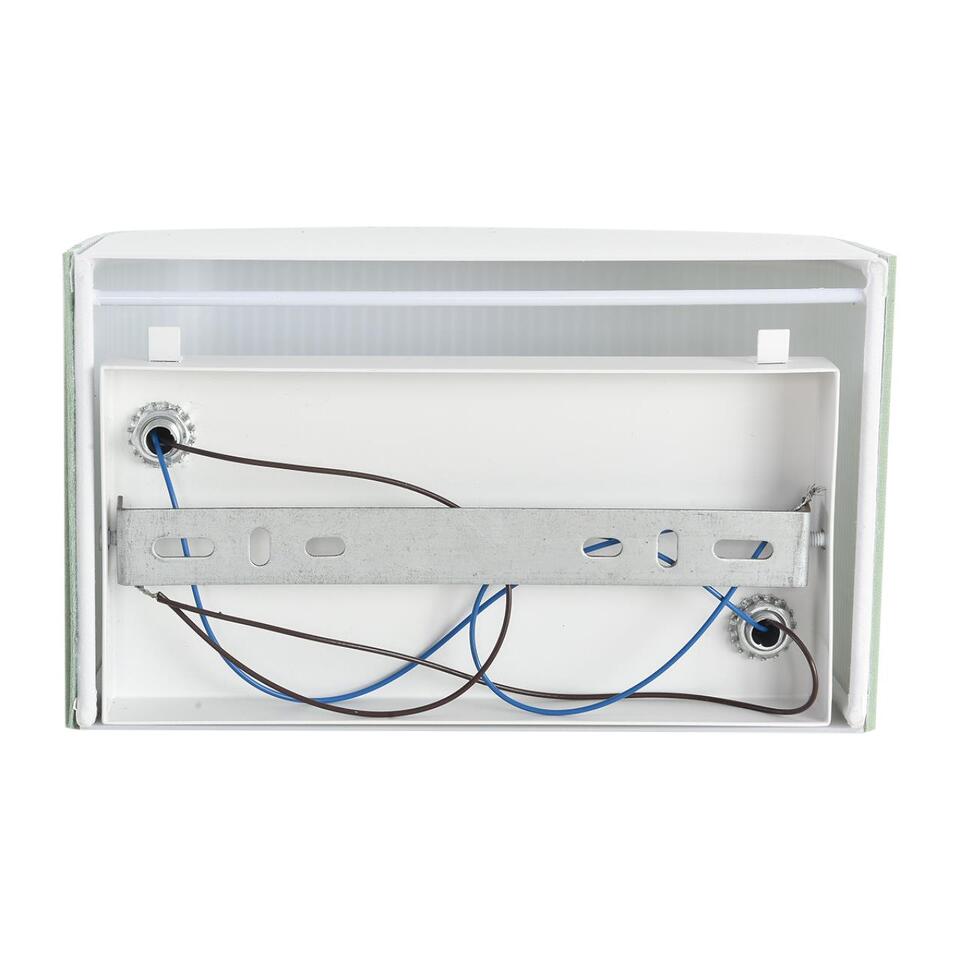 Фото №6  LUMION 8326/2W MODERNI LN26 423 белый/зеленый, металл/текстиль/пластик Бра E14 LED 2*10W 220V GOFERA