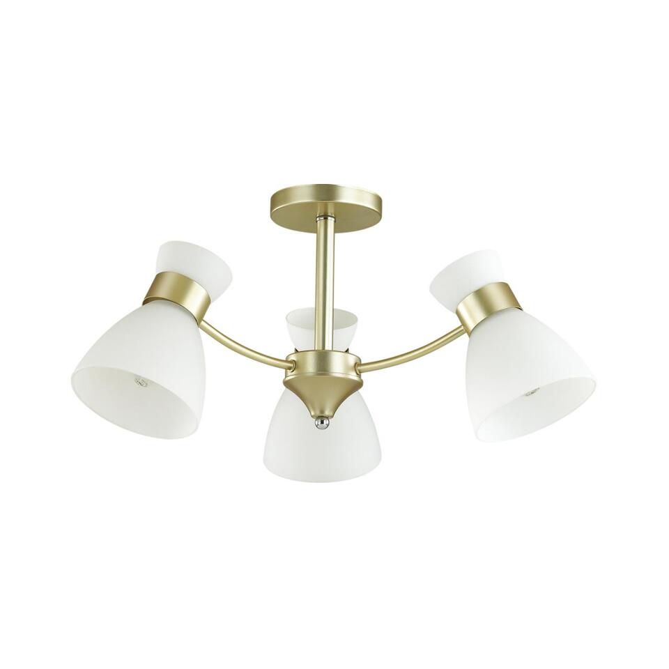 Фото №3  Люстра LUMION 4535/3C COMFI LN26 114 матовое золото Люстра потолочная E27 3*60W 220V WILMA