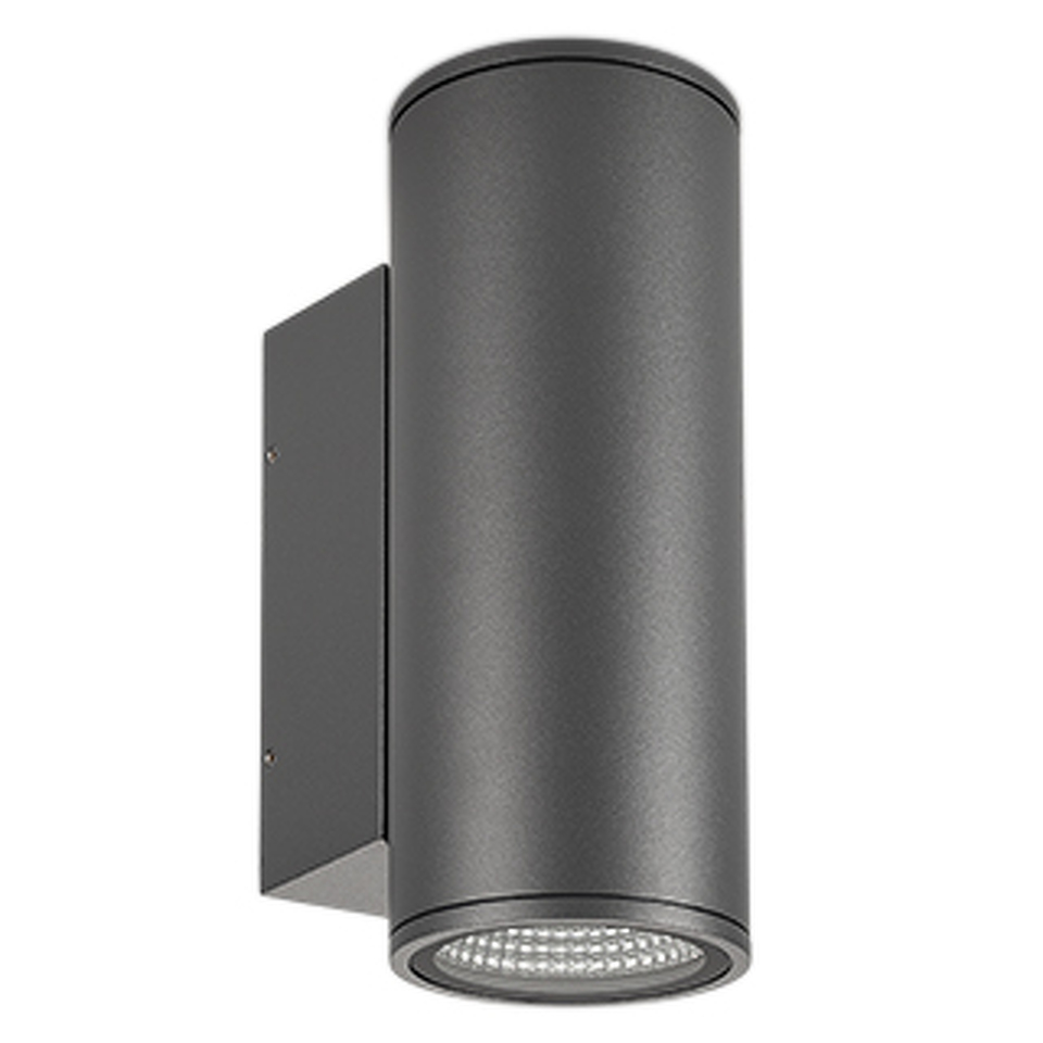 Фото №1  Arlight Светильник LGD-FORMA-WALL-TWIN-R90-2x12W Day4000 (GR, 44 deg, 230V) ( IP54 Металл, 3 года)