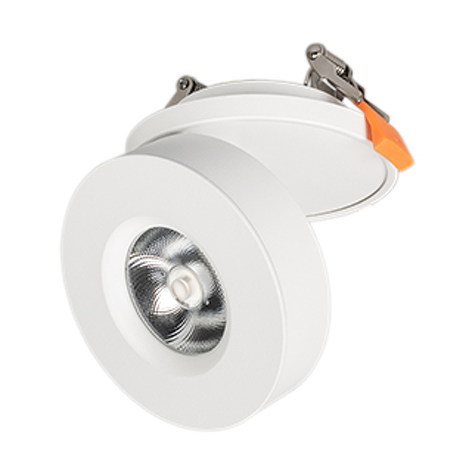 Фото №1  Arlight Светильник LGD-MONA-BUILT-R100-12W Warm3000 (WH, 24 deg) ( IP40 Металл, 3 года)