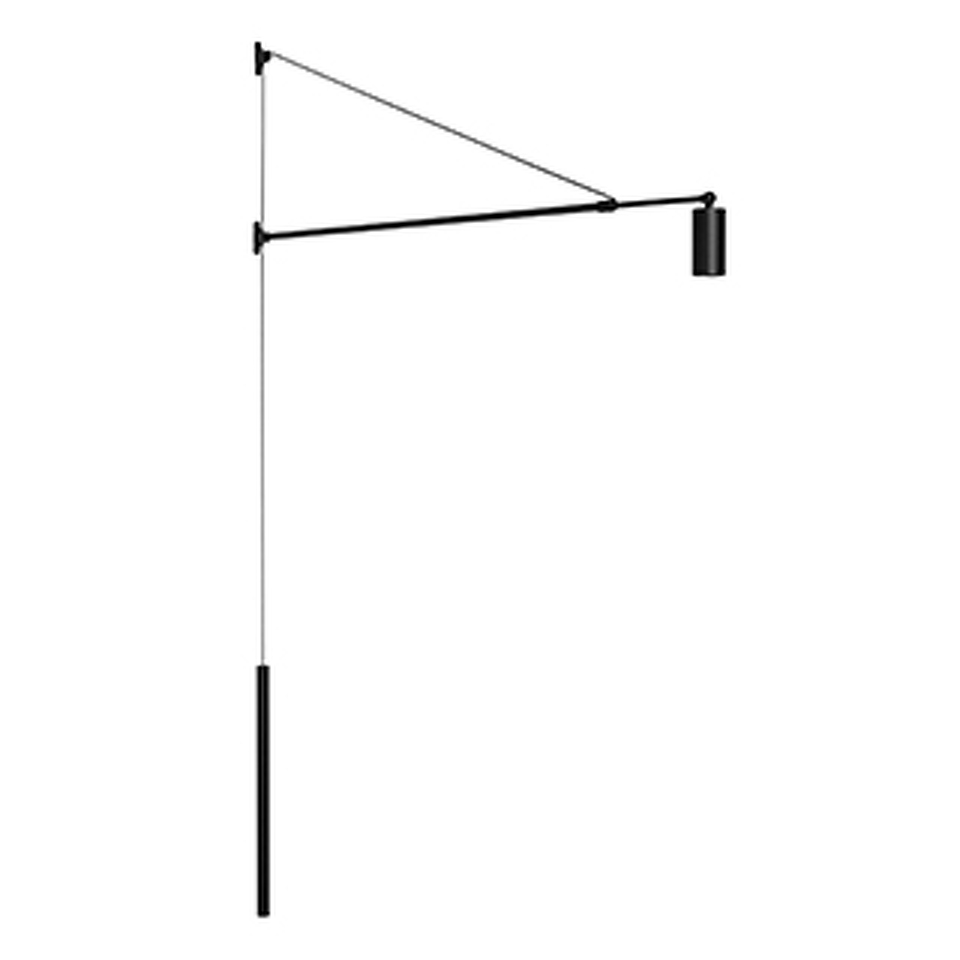 Фото №1  Arlight Светильник SP-KANEL-WALL-6W Warm3000 (BK, 36 deg, 230V, TELESCOPIC) ( IP20 Металл, 5 лет)