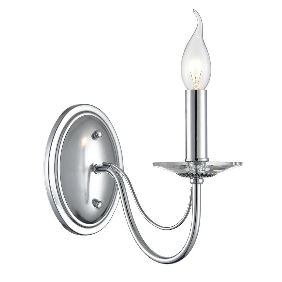 Фото №9  LUMION 8034/1W CLASSI LN26 082 металл/стекло, хром/прозрачный Бра E14 1*40W 220V INCANTO