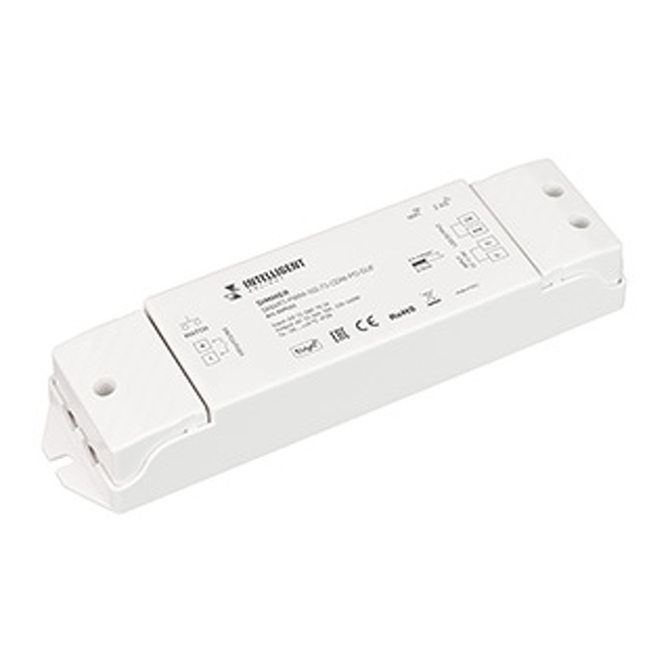 Фото №1  IARL INTELLIGENT ARLIGHT Диммер SMART-PWM-102-72-CDW-PD-SUF (12-36V, 2x5A, TUYA Wi-Fi, 2.4G) ( Контроллер)