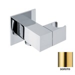 Превью фото №1  PA001AXX AQUAelite поворотный держатель для душевой лейки с отводом воды для душа из латуни Золото глянцевое, 53/06Q