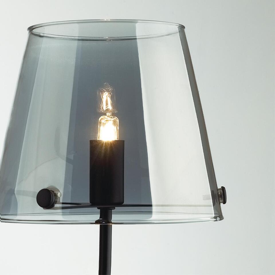 Фото №9  LUMION 6570/1W MODERNI LN26 212 черный/дымчатый/металл/стекло Бра G9 1*20W 220V SMOKY