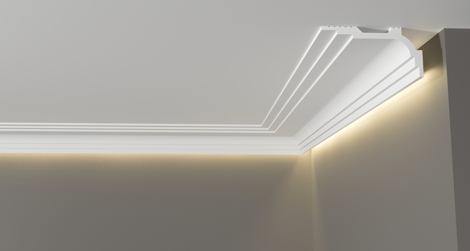 Фото №9  Карниз Decor-dizayn DD515/Карниз (100х50х2000мм)/12, шт