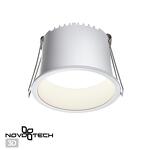 Превью фото №1  NOVOTECH 359234 SPOT NT23 472 белый Светильник встраиваемый светодиодный IP20 LED 9W 220V 540Лм 3000К TRAN