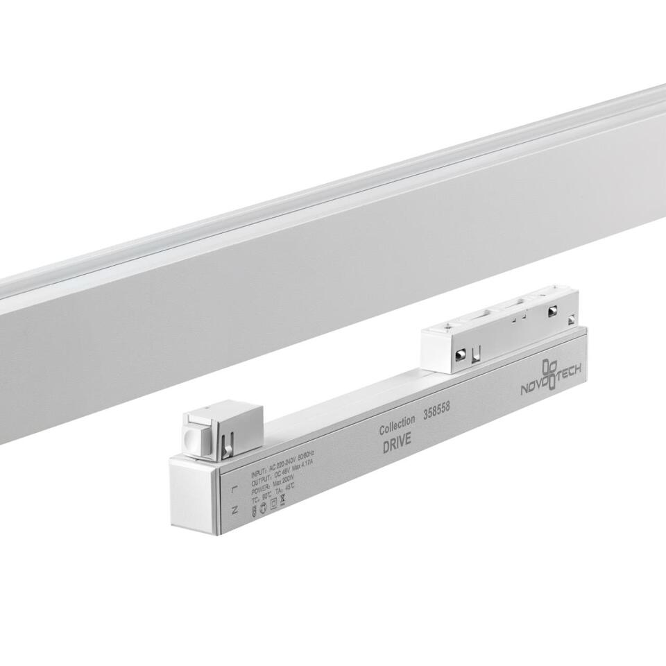 Фото №2  NOVOTECH 358556 DRIVE NT21 124 белый Драйвер IP20 100W 48V FLUM