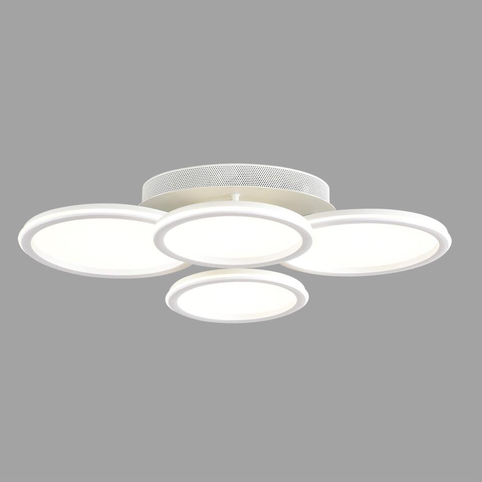Фото №9  Люстра LUMION 8380/95CL LEDIO LN26 000 белый, металл/акрил Умная люстра потолочная с ПДУ и голосовым управлением LED 95W 3000-6500К 220V ALIS SMART