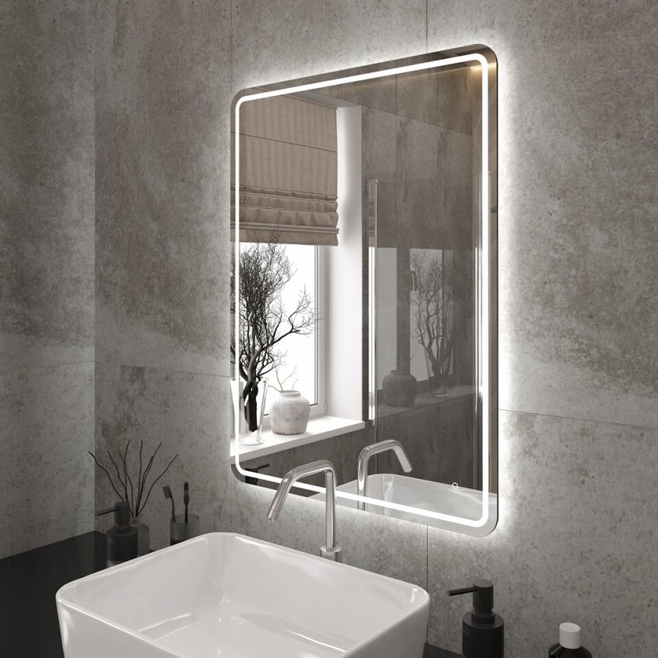 Фото №15  Teymi Зеркало Solli Pro 60х80, LED подсветка, сенсор