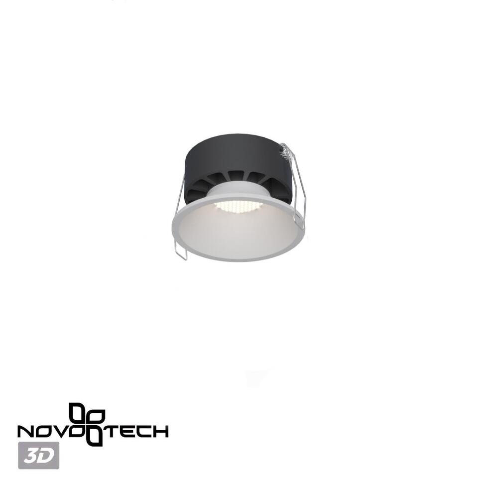 Фото №9  NOVOTECH 359854 WIR NT25 506 белый Светильник встраиваемый с переключателем цв. температуры IP20 LED 18W 220-240V 2700К\3200К\4000К NOVA