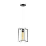 Превью фото №1  Подвесной светильник LUMION 3728/1 SUSPENTIONI LN26 413 черный Подвес E27 1*60W 220V ELLIOT