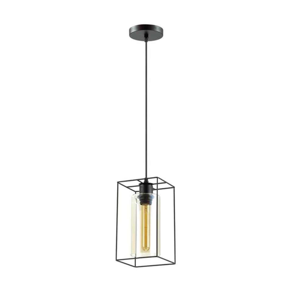 Фото №4  Подвесной светильник LUMION 3728/1 SUSPENTIONI LN26 413 черный Подвес E27 1*60W 220V ELLIOT