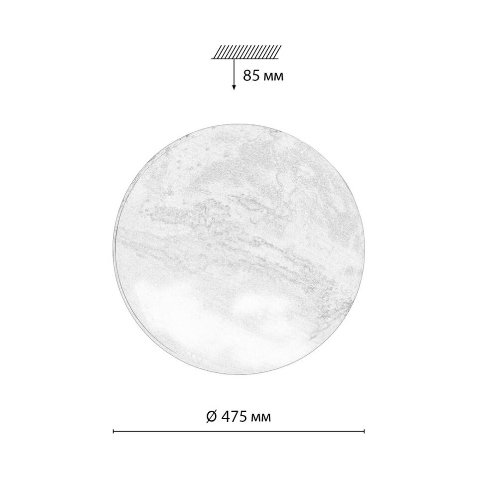 Фото №11  SONEX 7725/EL PALE SN 120 Светильник пластик/мульти LED 70Вт 3000-6000К D475 IP43 пульт ДУ MARS