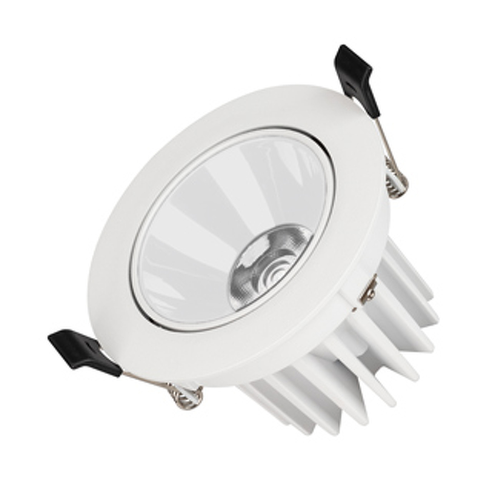 Фото №1  Arlight Светильник MS-FORECAST-BUILT-TURN-R102-12W Day4000 (WH-WH, 32 deg, 230V) ( IP20 Металл, 5 лет)