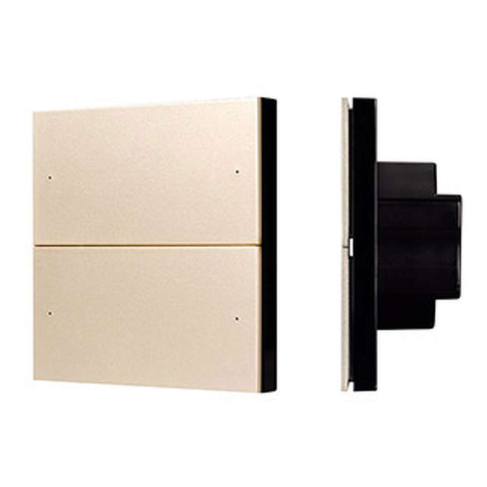Фото №1  IARL INTELLIGENT ARLIGHT Кнопочная панель SMART-DMX512-801-22-4G-4SC-DIM-IN Gold (230V, 2.4G) ( IP20 Пластик, 5 лет)