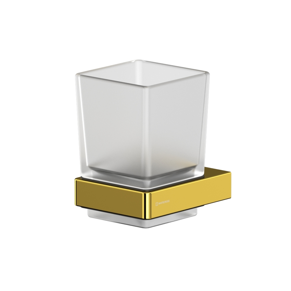Фото №2  Стакан подвесной WHITECROSS Cubo CU2430GL (золото)