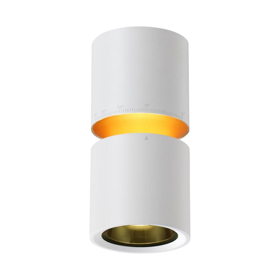 Фото №9  NOVOTECH 359337 OVER NT24 318 белый Светильник накладной светодиодный IP20 LED 10W/3W 3000K 1090Лм 170-265V ARISTO