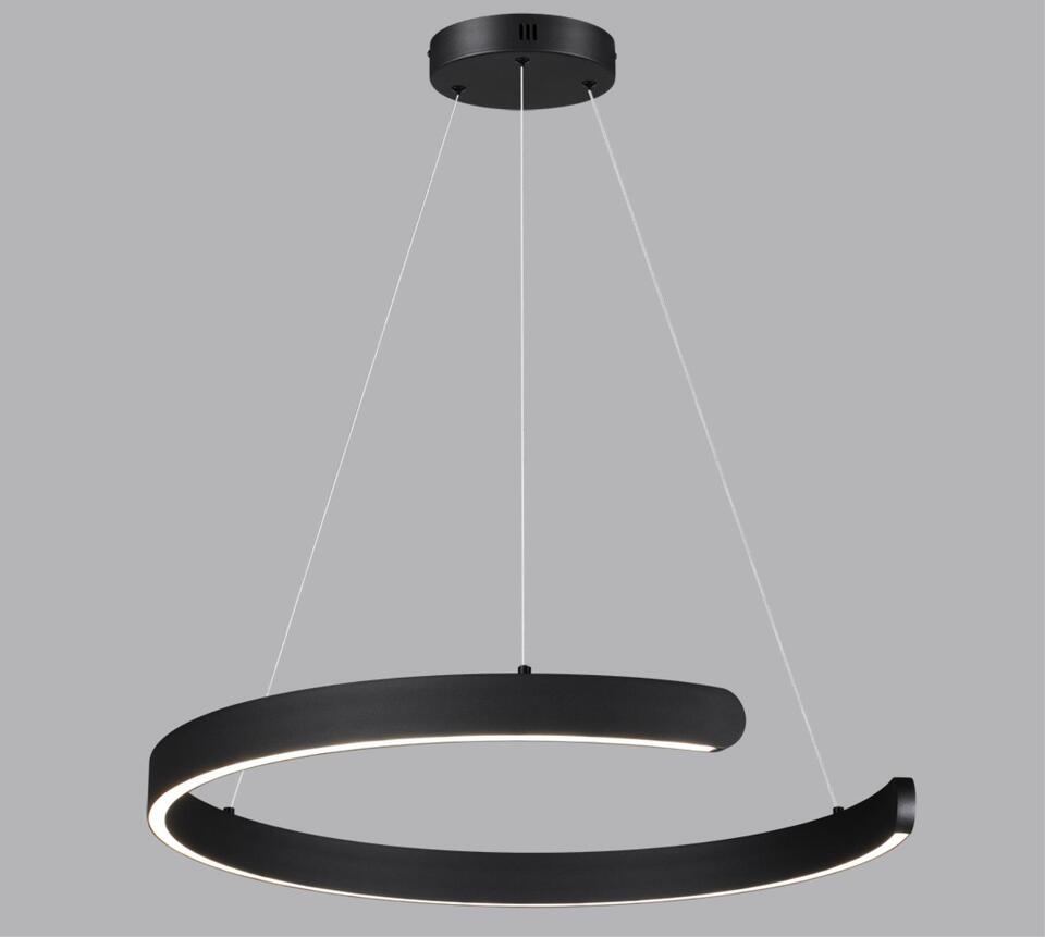 Фото №5  Подвесной светильник LUMION 6534/43L LEDIO LN26 265 чёрный Светильник подвесной LED 43W  3000/4000/6000К 220V INDIE