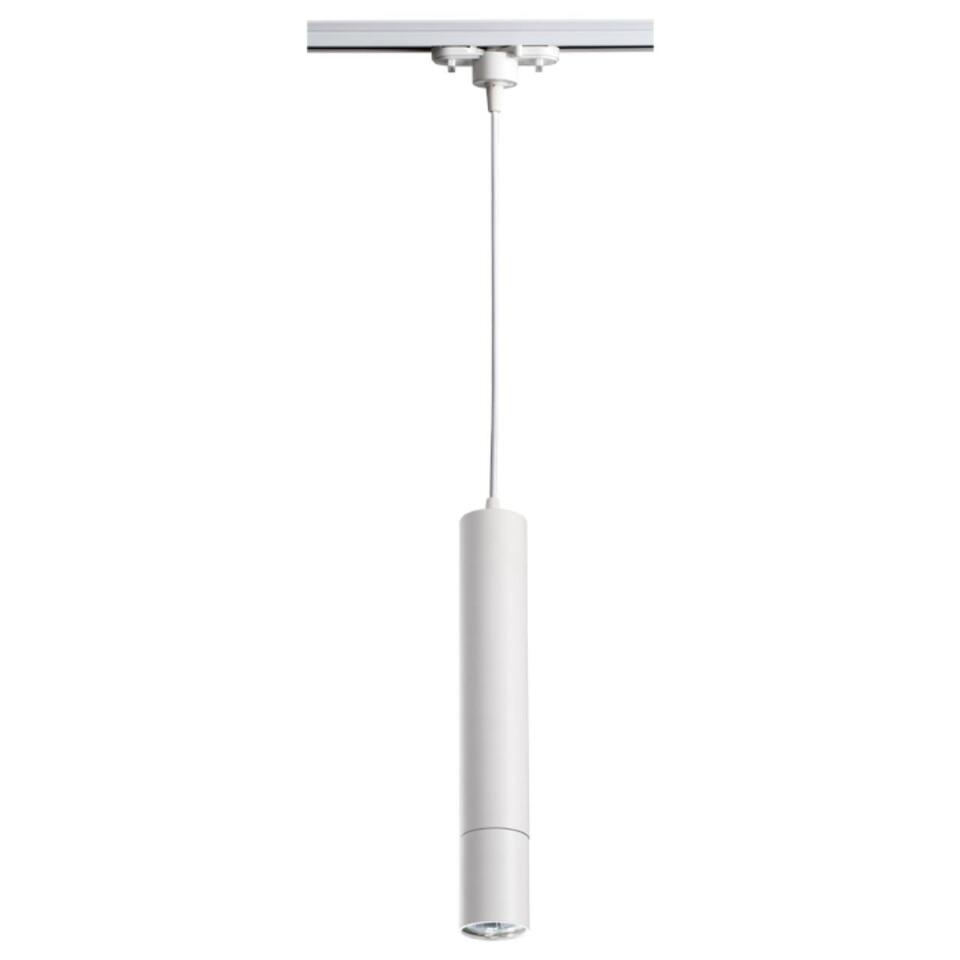 Фото №1  NOVOTECH 370400 PORT NT18 245 белый Светильник трековый однофазный трехжильный IP20 GU10 50W 220V PIPE