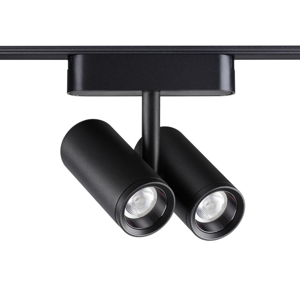 Фото №5  NOVOTECH 359274 SHINO NT23 186 черный Трековый светильник для низковольтного шинопровода IP20 LED 16W 48V 1360Лм 3000К SMAL