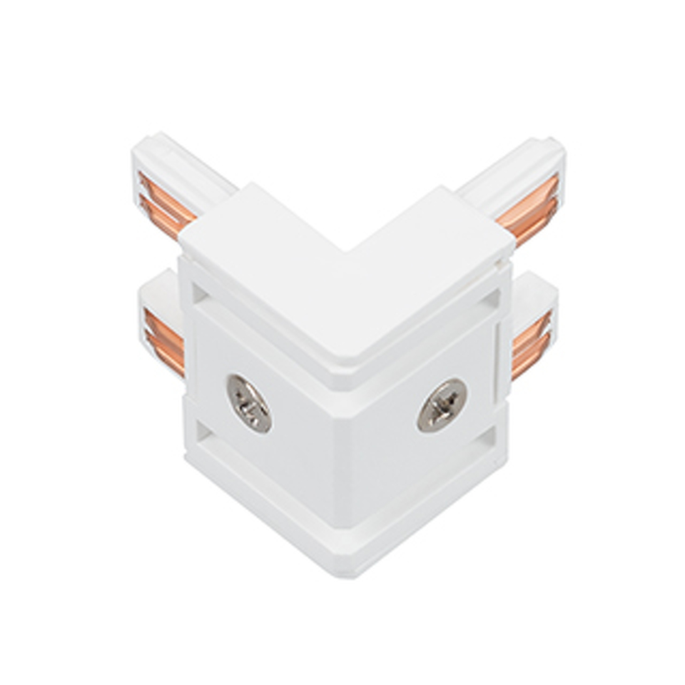 Фото №1  Arlight Коннектор угловой MAG-VIBE-CON-L90-INT-POWER (WH, внутренний) ( IP20 Металл, 5 лет)