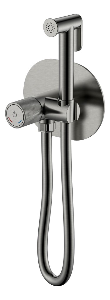 Фото №2  Boheme Смеситель гигиенический TECH Gun Metal
