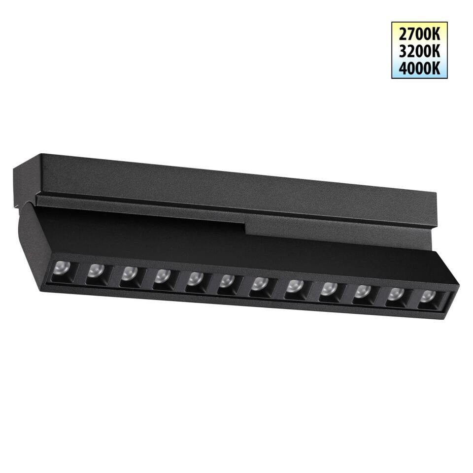 Фото №6  NOVOTECH 359760 OVER NT25 396 черный Светильник накладной с перекл. цв. температуры IP20 LED 12W 180-265V 2700К/3200К/4000К EOS